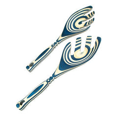 9" Blue Pakka Salad Leaf