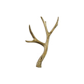 Cast Iron Antler, Distressed Gold Finish