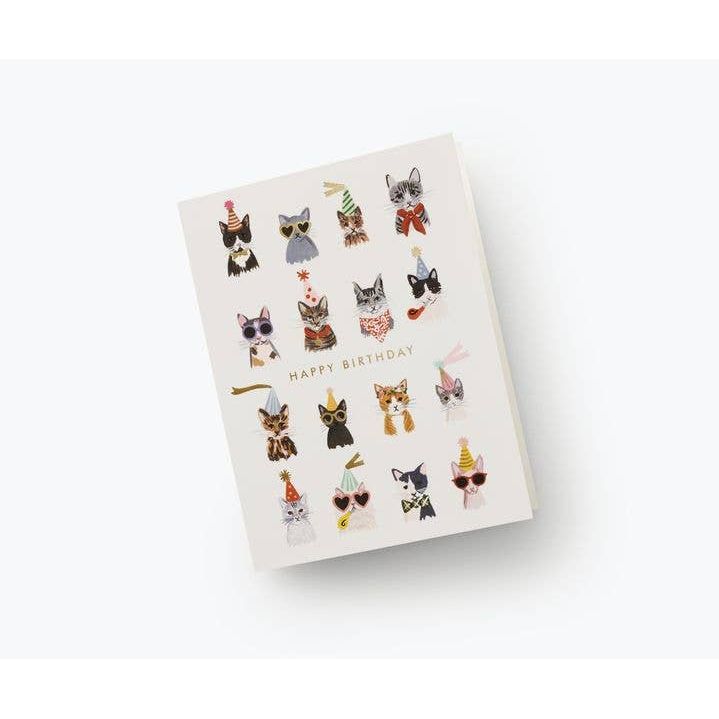 Cool Cats Birthday Card