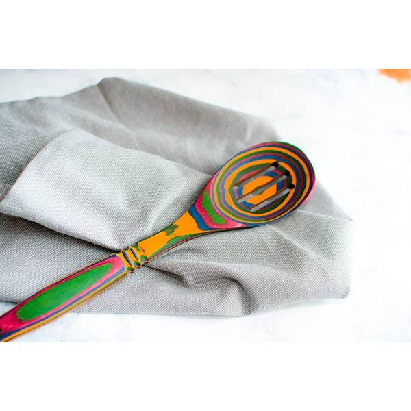 12" Rainbow Pakka Slotted Spoon