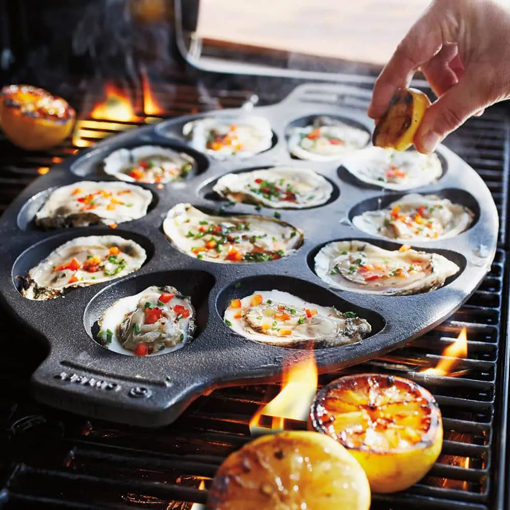 Cast Iron Oyster Grill Pan
