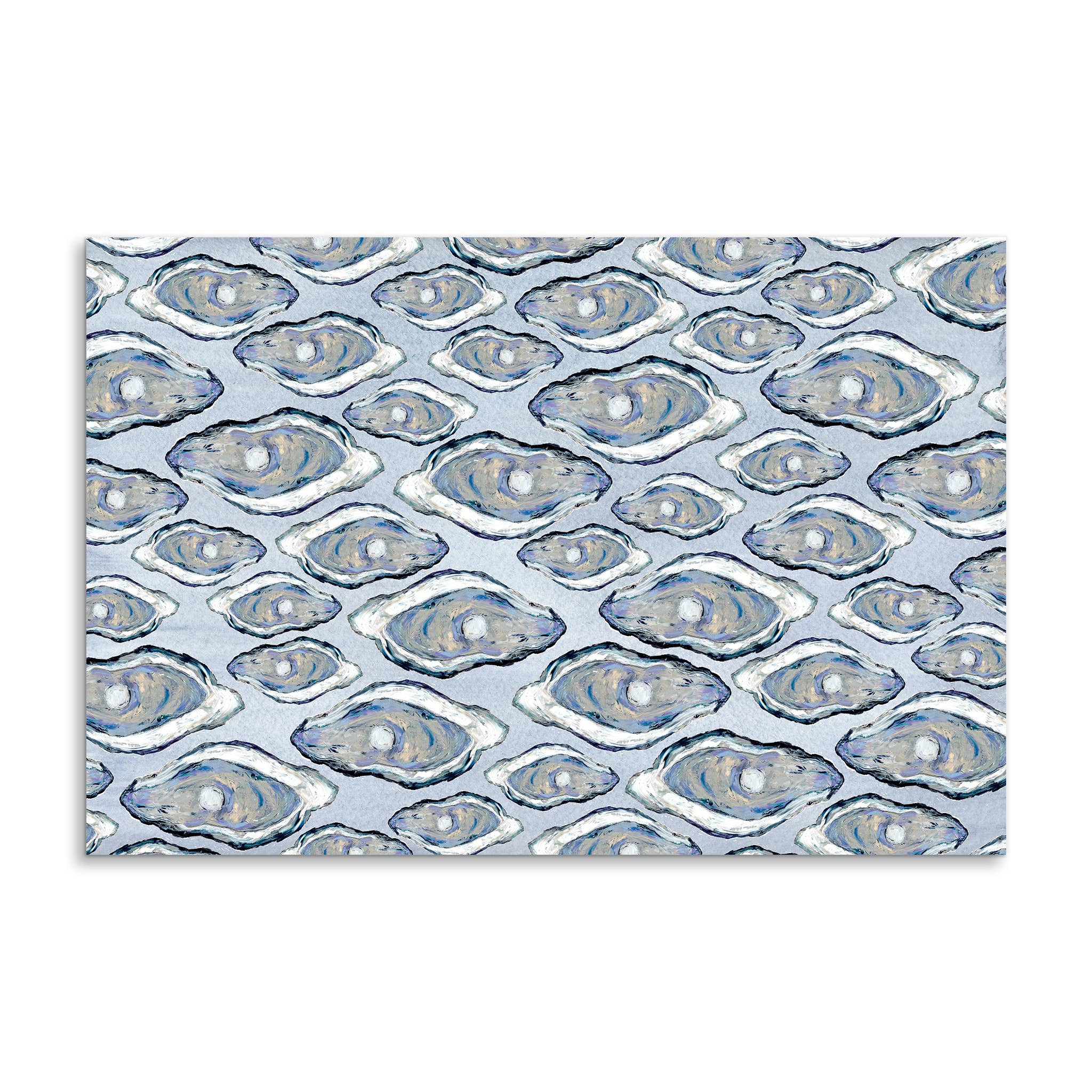 Blue Oysters Paper Placemats